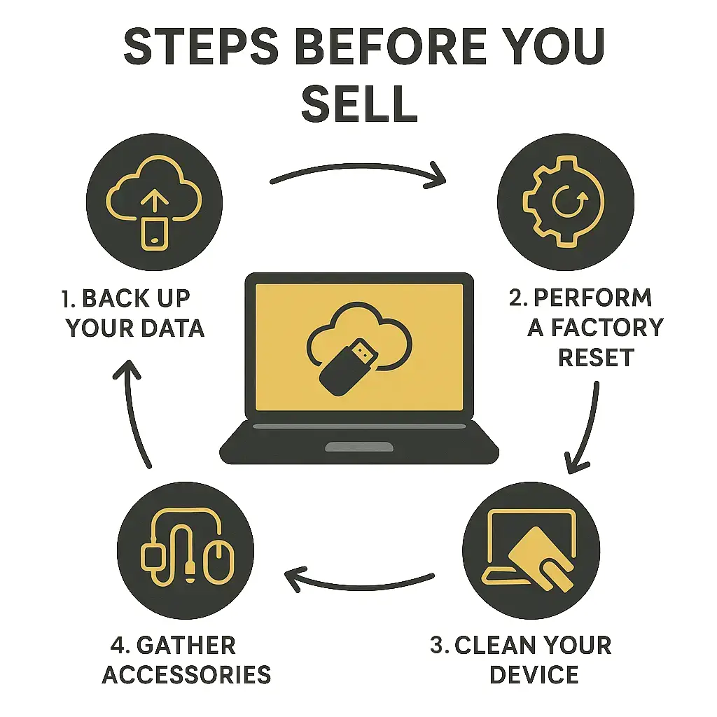 What to do before you sell your laptop